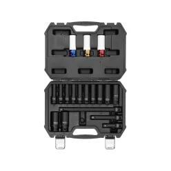 YATO Gépi dugókulcs készlet 1/2" 18 részes 10-24 mm
