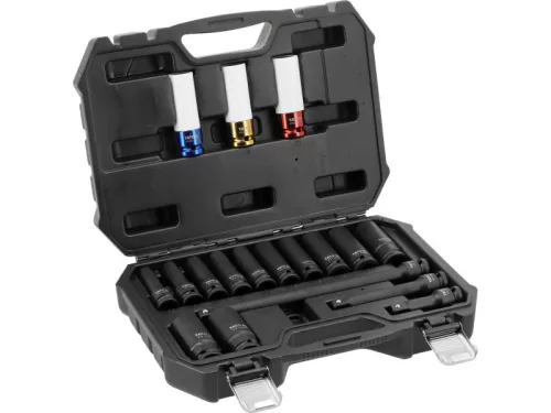 YATO Gépi dugókulcs készlet 1/2" 18 részes 10-24 mm