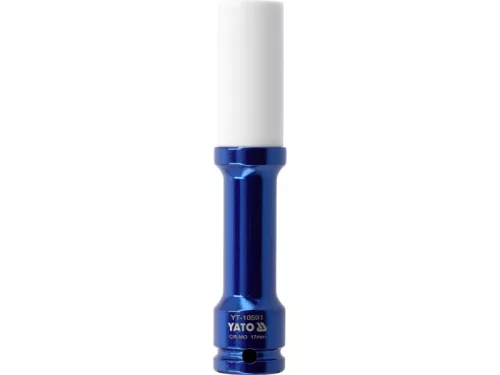 YATO Hosszú gépi dugókulcs alufelnihez 17 mm 1/2"