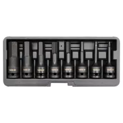   YATO Gépi hosszú bit dugókulcs készlet 8 részes Imbusz 1/2" 6-19 mm CrMo