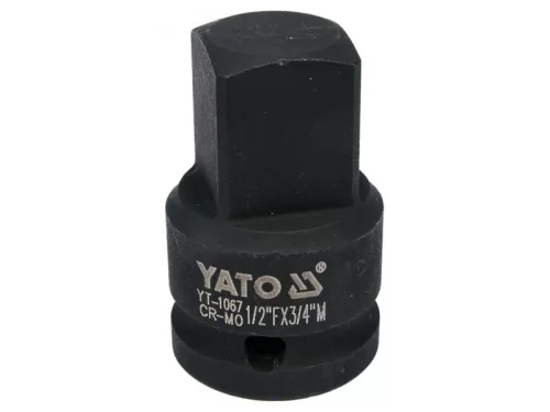YATO Gépi dugókulcs adapter 1/2" -> 3/4" CrMo