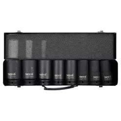   YATO Gépi hosszú dugókulcs készlet 8 részes 3/4" 22-41 mm CrMo