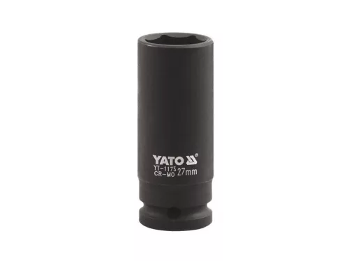 YATO Gépi hosszú dugókulcs 1" 27 mm CrMo