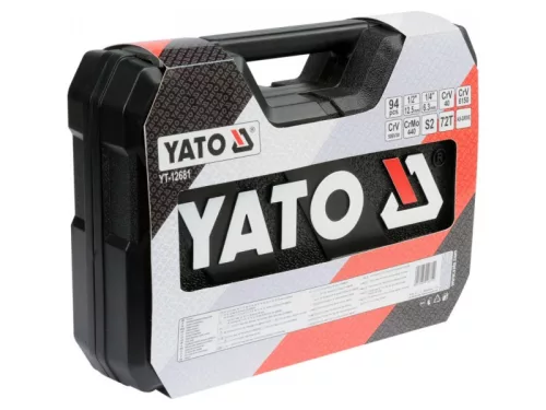 YATO Dugókulcs készlet 94 részes 1/4", 1/2" CrV