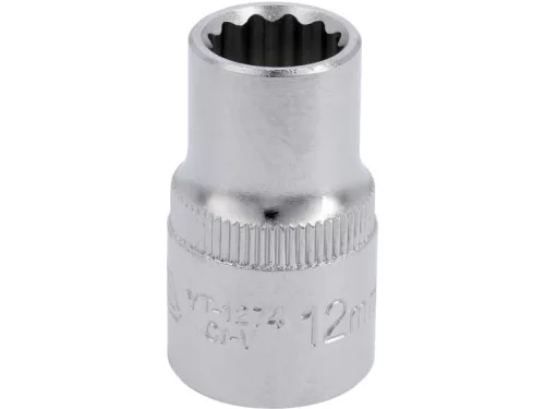 YATO Dugókulcs 12 szögletű 1/2" 12 mm CrV