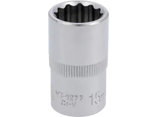 YATO Dugókulcs 12 szögletű 1/2" 15 mm CrV