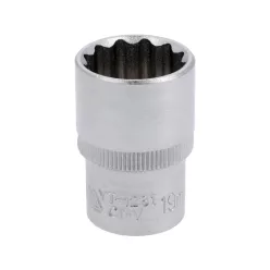 YATO Dugókulcs 12 szögletű 1/2" 19 mm CrV