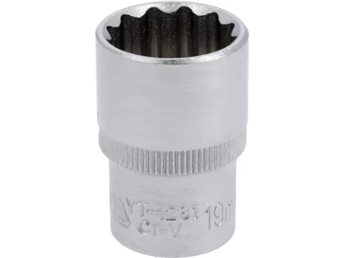 YATO Dugókulcs 12 szögletű 1/2" 19 mm CrV