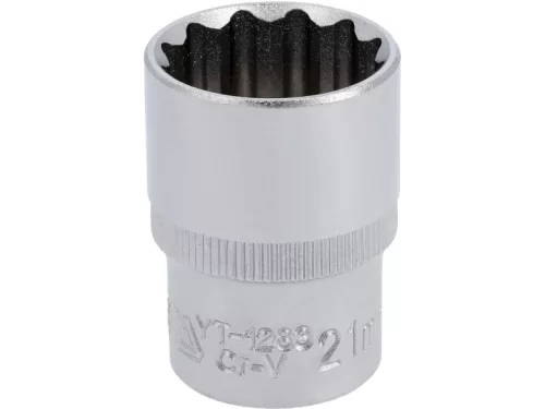 YATO Dugókulcs 12 szögletű 1/2" 21 mm CrV