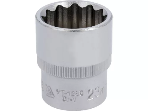 YATO Dugókulcs 12 szögletű 1/2" 23 mm CrV