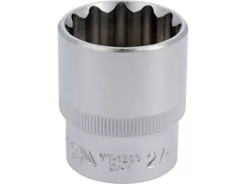 YATO Dugókulcs 12 szögletű 1/2" 27 mm CrV