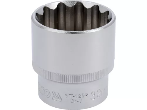 YATO Dugókulcs 12 szögletű 1/2" 32 mm CrV