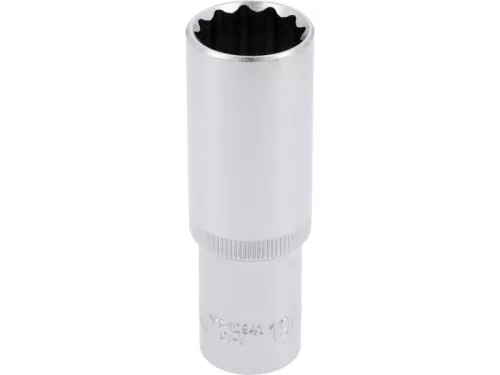 YATO Hosszú dugókulcs 12 szögletű 1/2" 19 mm CrV