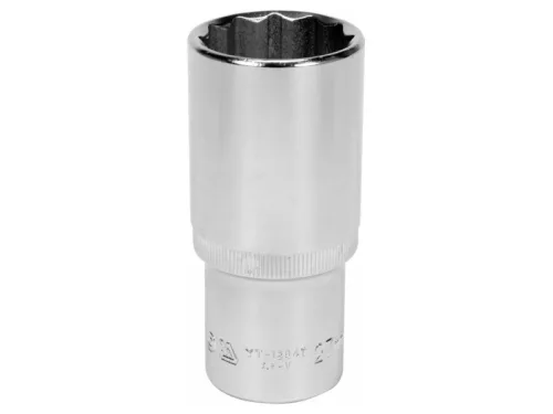 YATO Hosszú dugókulcs 12 szögletű 1/2" 27 mm CrV