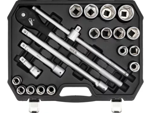 YATO Dugókulcs készlet 3/4" 21 részes 21-50 mm CrV