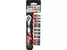 YATO Dugókulcs készlet 12 részes 1/4" 4-13 mm CrV