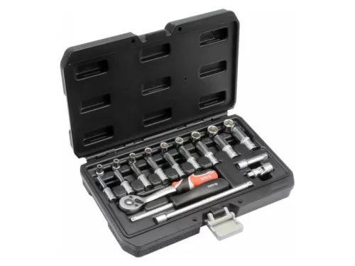 YATO Dugókulcs készlet 23 részes 1/4" 4-13 mm CrV