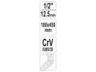 YATO T-alakú hajtókar csuklós 1/2" 450 mm CrV