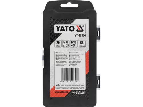 YATO Menetjavító készlet 30 részes M12 x 1.25 mm