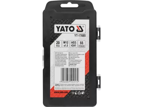 YATO Menetjavító készlet 30 részes M12 x 1,5 mm