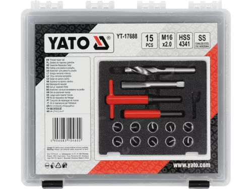 YATO Menetjavító készlet 30 részes M16 x 2 mm