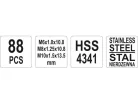 YATO Menetjavító készlet 88 részes M6-M8-M10