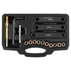   YATO Féknyereg menetjavító készlet 16 részes M19x1,25 mm HSS