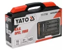 YATO Féknyereg menetjavító készlet 16 részes M19x1,25 mm HSS