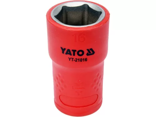 YATO Szigetelt dugókulcs 3/8" 16 mm 1000 V CrV