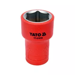 YATO Szigetelt dugókulcs 3/8" 18 mm 1000 V CrV