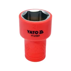 YATO Szigetelt dugókulcs 3/8" 21 mm 1000 V CrV