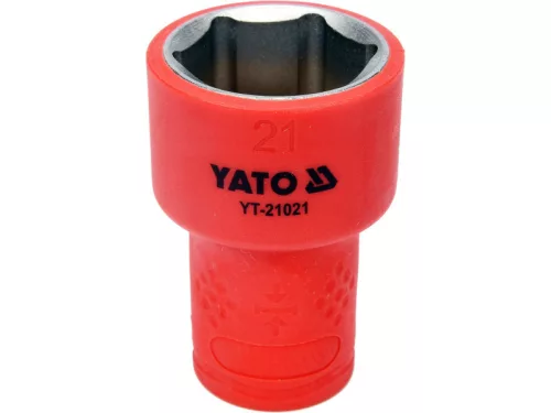 YATO Szigetelt dugókulcs 3/8" 21 mm 1000 V CrV