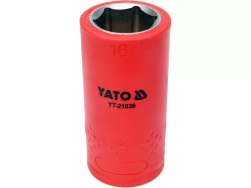 YATO Szigetelt dugókulcs 1/2" 16 mm 1000 V CrV