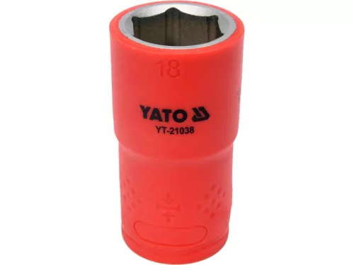 YATO Szigetelt dugókulcs 1/2" 18 mm 1000 V CrV