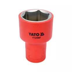 YATO Szigetelt dugókulcs 1/2" 27 mm 1000 V CrV