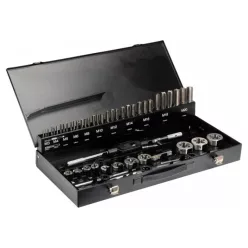   YATO Menetfúró és metsző készlet (kézi) 56 részes HSS M3-M20-ig