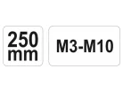 YATO Racsnis menetfúró fordítóvas M3-M10 250 mm