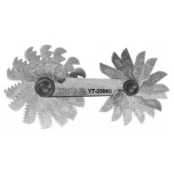 YATO Menetfésű 24 lapos metrikus 0,25-6,0 mm 60°