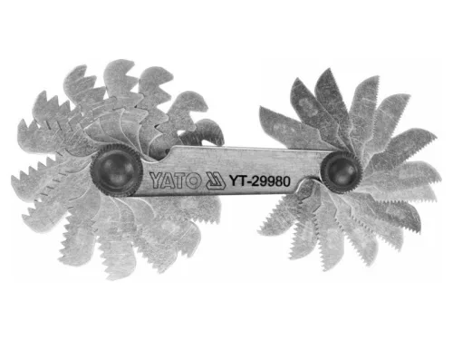 YATO Menetfésű 24 lapos metrikus 0,25-6,0 mm 60°