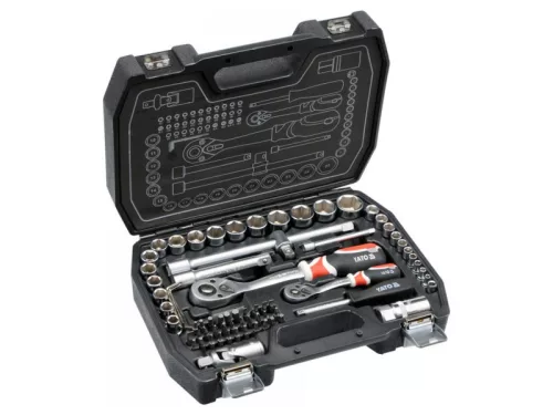 YATO Dugókulcs készlet 72 részes 1/4", 1/2" CrV