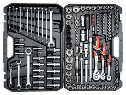 YATO Dugókulcs készlet 150 részes 1/4", 3/8", 1/2" CrV