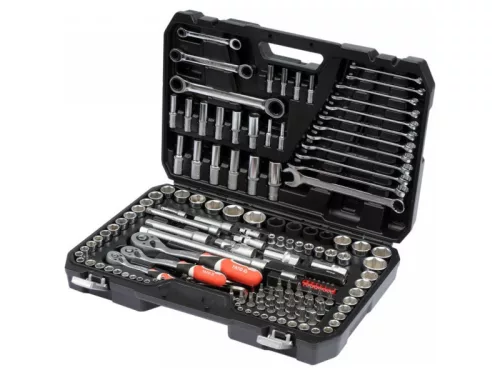 YATO Dugókulcs készlet 150 részes 1/4", 3/8", 1/2" CrV