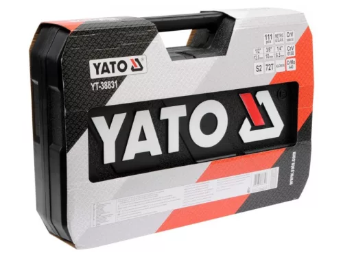 YATO Dugókulcs készlet 111 részes 1/4", 3/8", 1/2" CrV