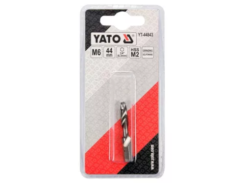 YATO Kombinált gépi fúró-menetfúró M6 bit befogású