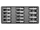 YATO Hosszú dugókulcs készlet 14 részes 1/2" 8-21 mm (fiókbetét)