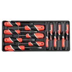 YATO Csavarhúzó készlet 13 részes S2 (fiókbetét)