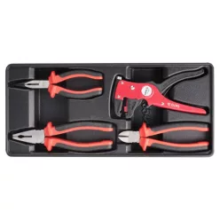   YATO Fogó készlet 4 részes 1000 V-ig szigetelt (fiókbetét)