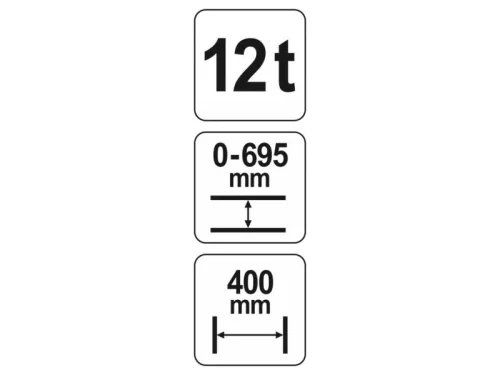 YATO Hidraulikus prés 12 t