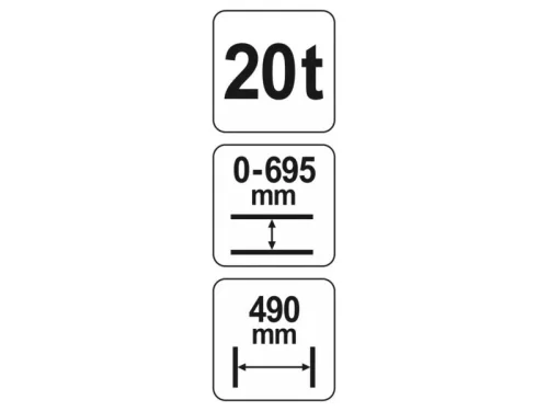 YATO Hidraulikus prés 20T