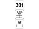 YATO Hidraulikus prés 30T